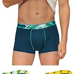 Men's Volt and Dynamo Micromodal Regular Fit Solid Antimicrobial Trunks with No Marks Waistband (Pack of 3)-picture-13