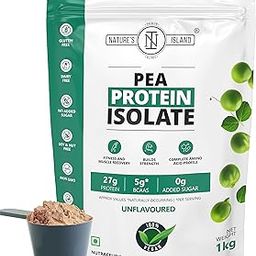 Nature's Island Plant Protein 1Kg | Canadian Pea Protein Isolate | Vegan | 27g Protein/Serving | Easy to Digest | All Essential Amino Acids | No Sugar | No Preservatives | Unflavoured - 30 Servings-image-18