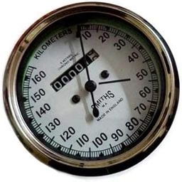 BULLKARTZONE Smith Speedometer Dial for Bike Enfield (White)-25