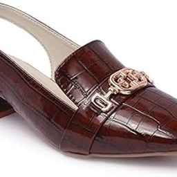 Women ComfortableBlock Heel Square Toe Bucklefashion Shoes for Daily use, Office use, Casual use-21