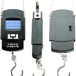 Portable Digital 50 Kg Weighing Scale with Metal Hook (Black)-image-92