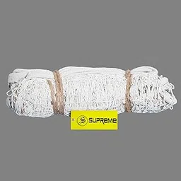 Supreme Volleyball Net All Cotton 3 Side Cotton Niwar Tape (Pack of 1) Volleyball Net (White)-image-42