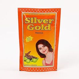 Silver Gold Herbal Hair Henna – Natural Red Henna Powder for Hair Color & Conditioning – 100% Chemical-Free, Organic, Ayurvedic Formula for Soft, Shiny, and Healthy Hair - 120g (Pack of 5)-image-74