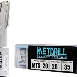 METDRILL German Technik Annular Cutter for Magnetic Drilling Machine. TCT Broach Core Cutting Tool. Tungsten Carbide Tip Core Drill. Length 35 mm x Diameter 18-picture-28
