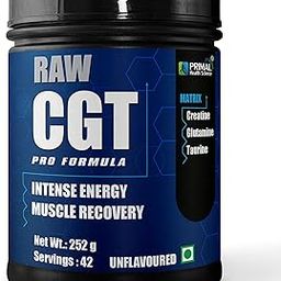 Raw CGT Pro Formula Blend Of Creatine, Glutamine & Taurine. 42 Servings | Faster Muscle Recovery | Reduce Fatigue | Enhance Lean Muscle | Best Pre Post Intra Workout (Pack of 1)-picture-11