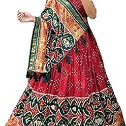 Women's Tussar Silk With Patola Print With Foil Work Lehenga Choli-image-7