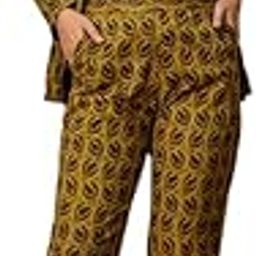 Women's Cotton Ajrakh Print 3-Piece Blazer Coord Set |Ethnic Co-ord Set with Inner & Pants | Summer Cotton Blazer Suit for Women | Festive Office Wear_XS-image-67