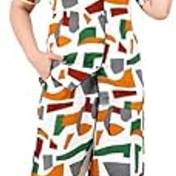 Women's Rayon Collared Neck Printed Night Suit Set - Top and Pajama Set,Sleepwear for Women, Comfortable Loungewear, Short Sleeve Nightwear-picture-6