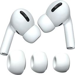Silicone Replacement Ear Tips for Apple AirPods Pro 2 & Airpods Pro | Anti-Slip Eartips | Fits in The Charging Case (All 3 Sizes inclued) (Small+Medium+Large Size, 3 Sets, 6Pc) (White)-image-82