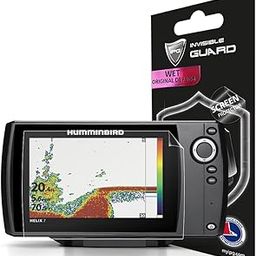 IPG Compatible with HUMMINBIRD Helix 7 Sonar G2 / SI GPS Fish Finder Screen Protector Invisible Film Guard Cover Free Lifetime Warranty Bubble -Free by IPG-65