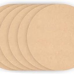 Round MDF Board (6 Inch, Set of 6 Pieces) for Lippan, DOT Mandala, Resin, Painting, Art & Craft, DIY Projects, Wall Hanging, Clock Making, Decoration & School Craft Work by Craftalay-picture-0