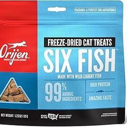 Orijen Six-Fish Freeze-dried Cat Treats 1.25 Oz-image-85