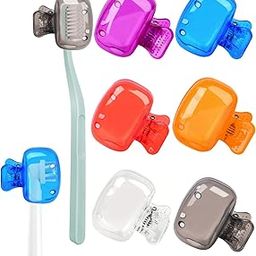Plastic Tooth Brush Cover, Durable and Portable Toothbrush Head Cap, Toothbrush Covers Head Cap, Dustproof and Decorative Tooth Brush Cover For Hygiene and Protection (6), Assorted-image-11