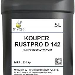 KOUPER RUSTPRO D142 Rust Preventive Oil (Pack of 1, 5L)-image-21