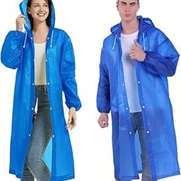 EVA Waterproof Raincoat with Hood | Lightweight Unisex Rain Poncho | Universal Size Rainwear for Men & Women | Portable & Durable for Outdoor Use-image-21