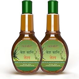 Patanjali Kesh Kanti Hair Oil 2N* 300+300=600ml, Natural Ingredients for Scalp Care and Hair Strengthening(Pack of 2)-image-54