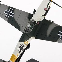 SECRET DESIRE 1/72 Diecast Bf-109 / Me-109 Germany Piston Fighter Military Planes Model Toy Gift-image-7