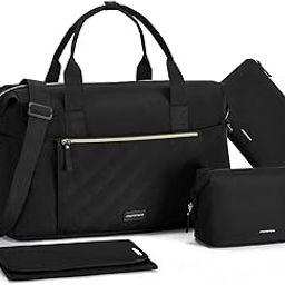 Diaper Bag Tote Mommy Bag for Hospital Large Capacity Maternity Bag Water-Resistant Diaper Bag With Changing Pad-image-77