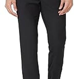 Men's Polyester Blend Solid Pattern Slim Fit Flat Front Formal Trouser-image-14