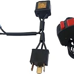 Kroozer AHO Basic Controller for H4 Headlight Off Harness for Bike Bulb Assembly (with Switch) (TVS)-23
