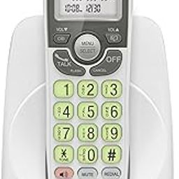 [New] VTech VG131 DECT 6.0 Cordless Phone - Bluetooth Connection, Blue-White Display, Big Buttons, Full Duplex Speakerphone, Caller ID,Easy Wall Mount, 1000ft Range (White/Grey)-8