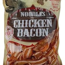 Rena Noodles Chicken Bacon Strips, Smoke, For All Life Stages of Dogs - 130 g-picture-30