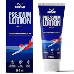 SLOVIC Pre Swim Lotion for Kids 200ml - Apply Before Swimming | Body Lotion | Swimming Cream for Chlorine Protection | Swimmers Waterproof Pool Cream | Upto 80 mins of Water Resistance-27