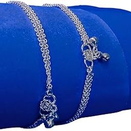 Women's Brass Payal Anklet Simple Lightweight Chain Design with Ghungroo Bells Jewellery for Festivals and Weddings-image-87