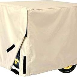 Ubervia Universal Generator Cover, Waterproof, PVC, Beige-image-40