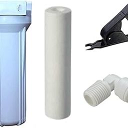 RZONE RO Water Purifier Maintenance Kit ? High Density PP Spun Cartridge, RO Pre-Filter Bowl, Pipe Connector, Cutter - Combo of 4-image-90