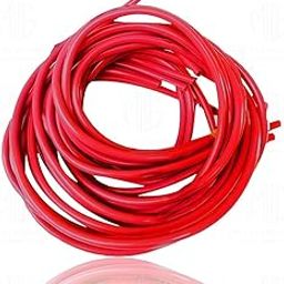 MOTO GENIUS 1 Meter Motorcycle Petrol Gas Oil Delivery Tube Pipe, Fuel Gasoline Hose for Motorbike, ATV, Scooter (Red)-image-30