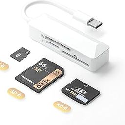 Micro SD Card Reader for iPhone 15,[MFi Certified] USB Type C Memory SD Card Reader Adapter SD TF XD Picture Card Camera Viewer for iPhone 15 Pro/15 Pro Max/15 Plus/iPad/Galaxy/Pixel/Laptop/PC-28
