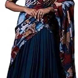 Latest South Indian Style Semi-Stitched Half Saree for Women-picture-52
