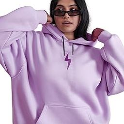 Womens Fleece Sweatshirt Hoodie Turquoise Color What Goes Around Comes Around Printed-image-14