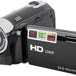 Denash Portable Camcorder, DV Camera 1080P 16MP Digital Zoom 16x Video Camera with 2.7 Inch TFT Rotating Screen and USB Cable (Black)-1