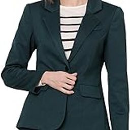 Notched Lapel Single-Breasted Blazer-image-39