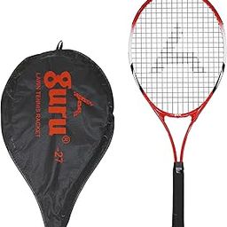 GURU Aluminium Lawn Tennis Racket for Men & Women Pack of 1 with Cover-image-9