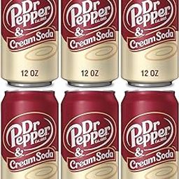 Dr Pepper & Cream Soda Soft Drink, Each 340ml (Pack Of 6)-picture-21