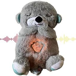 Kidology Baby Plush Toy with Music, Lights & Breathing Motion, Interactive Teddy Bear for Sensory Learning, Soft Stuffed Animal for Newborn Babies, Musical Toy Kids Valentine Gift for Her (Grey) – 30cm-image-23