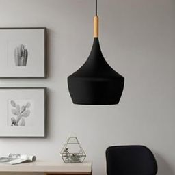 Lamp Pendant Light, Tulip Aluminium, White Texture Ceiling Light Lamp Home Decor Items,Hanging Ceiling Decorative Chandelier Home,Living Room, Indoor Outdoor Jhumar Lighing (WITH BULB, PACK OF 1)-image-22
