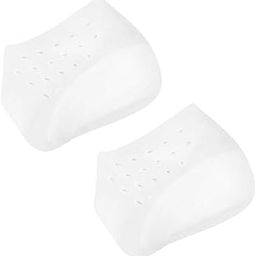 HEALLILY Heel Cups Gel Heel Cushion Gel Heel Protectors Silicone Heel Covers Height Increase Insoles Inserts Pads Heel Guards Supports for Foot Leg Length Heel Relief 5cm-image-21