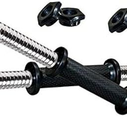 SX Fitness Dumbbell Rod with Plastic Nuts Weight Lifting Bar 14"-image-31