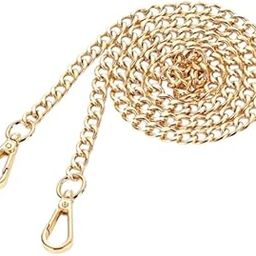 Golden Chain Strap for All Fashionable Hand Bags Side Bags Shoulder Bags Broad Stylish Look 49" Long Length.-39