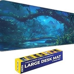 GoThriff Misty River Crossing Gaming Mouse Pad – Extended 80x33CM Large Mouse Pad with Stitched Edges, Rubber Base, Non-Slip Design for Ultimate Gaming Setup & Accessories. Upgrade Your PC Mouse Pad!-3
