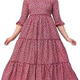 Women’s Pure Polyester Printed Kurti Gown – Maternity Feeding Dress & Nighty | Comfortable and Stylish Feeding Gown for Pregnancy and Postpartum Wear-image-67
