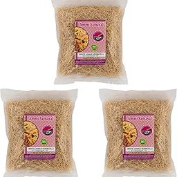 Ammi Samayal | White Jowar Semiya/Vermicelli/Sevai | Vermicelli Roasted Pantry 350 Grams (Pack of 3)-image-57