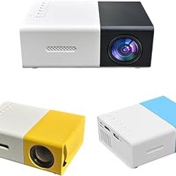 LED Portable Mini Projector for Home & Office | YG300 Projector | 1080 Pixel Full HD Support | Cinema Projector (Multicolour, with Remote) (Yellow/Black/Blue depending Upon availablity)-11