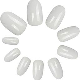 Gleevia Unbreakable Artificial Nail Tips/Finger Nail Extension 500pc/Box for Nail Grooming (Natural Short Oval)-image-26