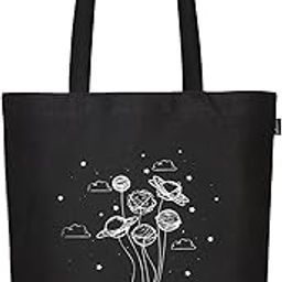 Ecoright Canvas Tote Bags for Women with Zip, College Bag for Girls, 100% Organic Cotton Tote Bag for Shopping, Travel & beach bags for women-image-15