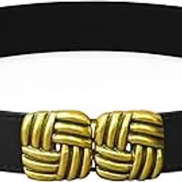 redhorns Elastic Fabric Waist Belt for Women Dresses lightweight Design Stretchy Ladies Belt for Saree Girls Jeans - (LD77) (28in-34in, Black)-picture-45